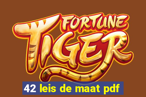 42 leis de maat pdf